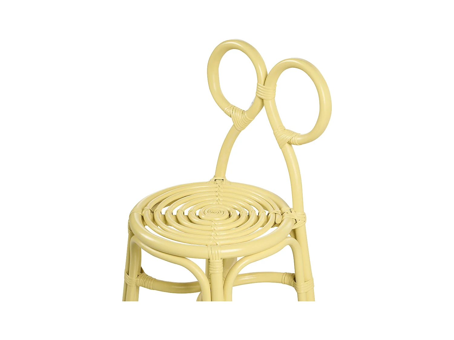 Chaise pour enfant MIRTIA Rotin Jaune