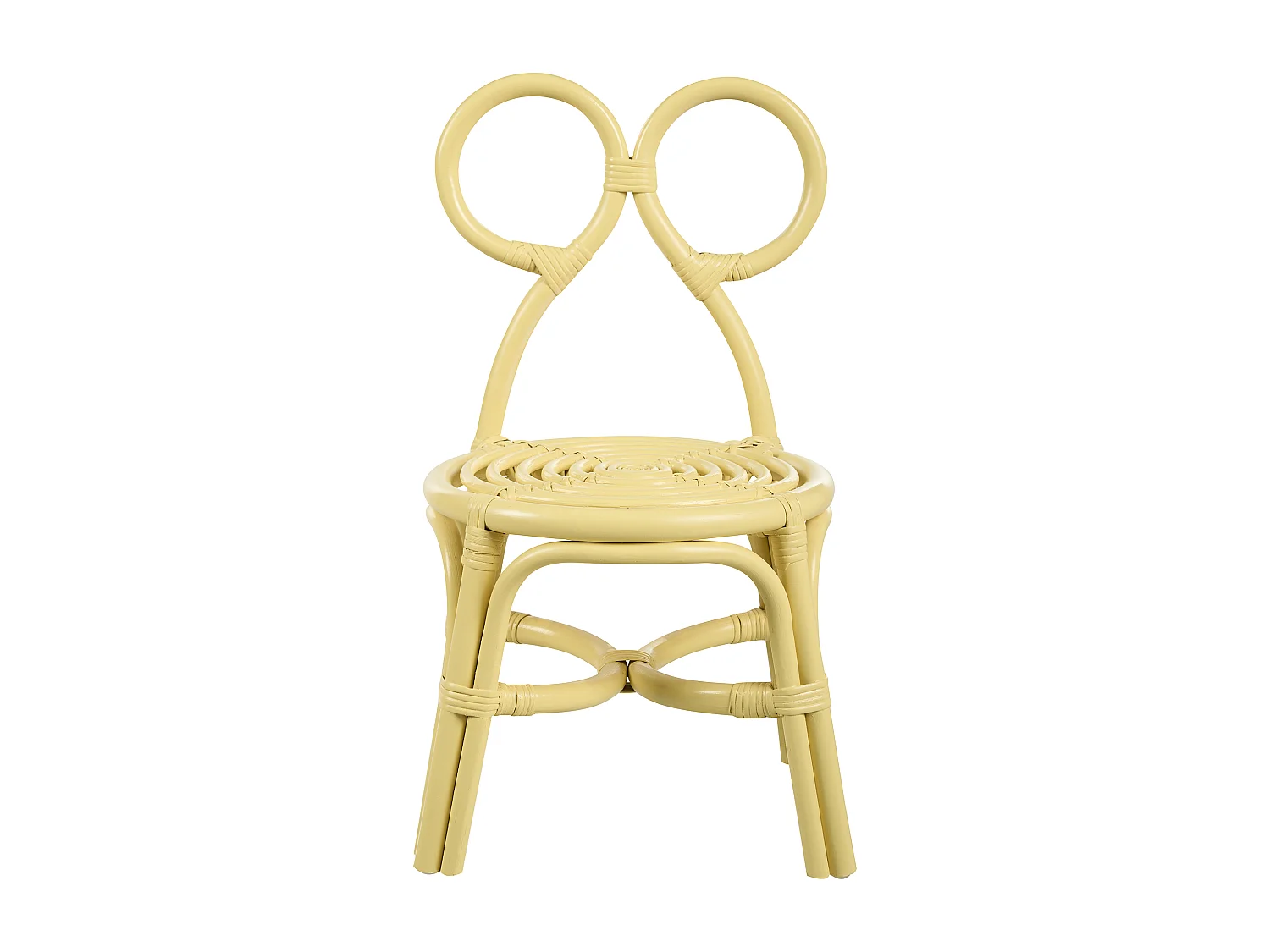 Chaise pour enfant MIRTIA Rotin Jaune
