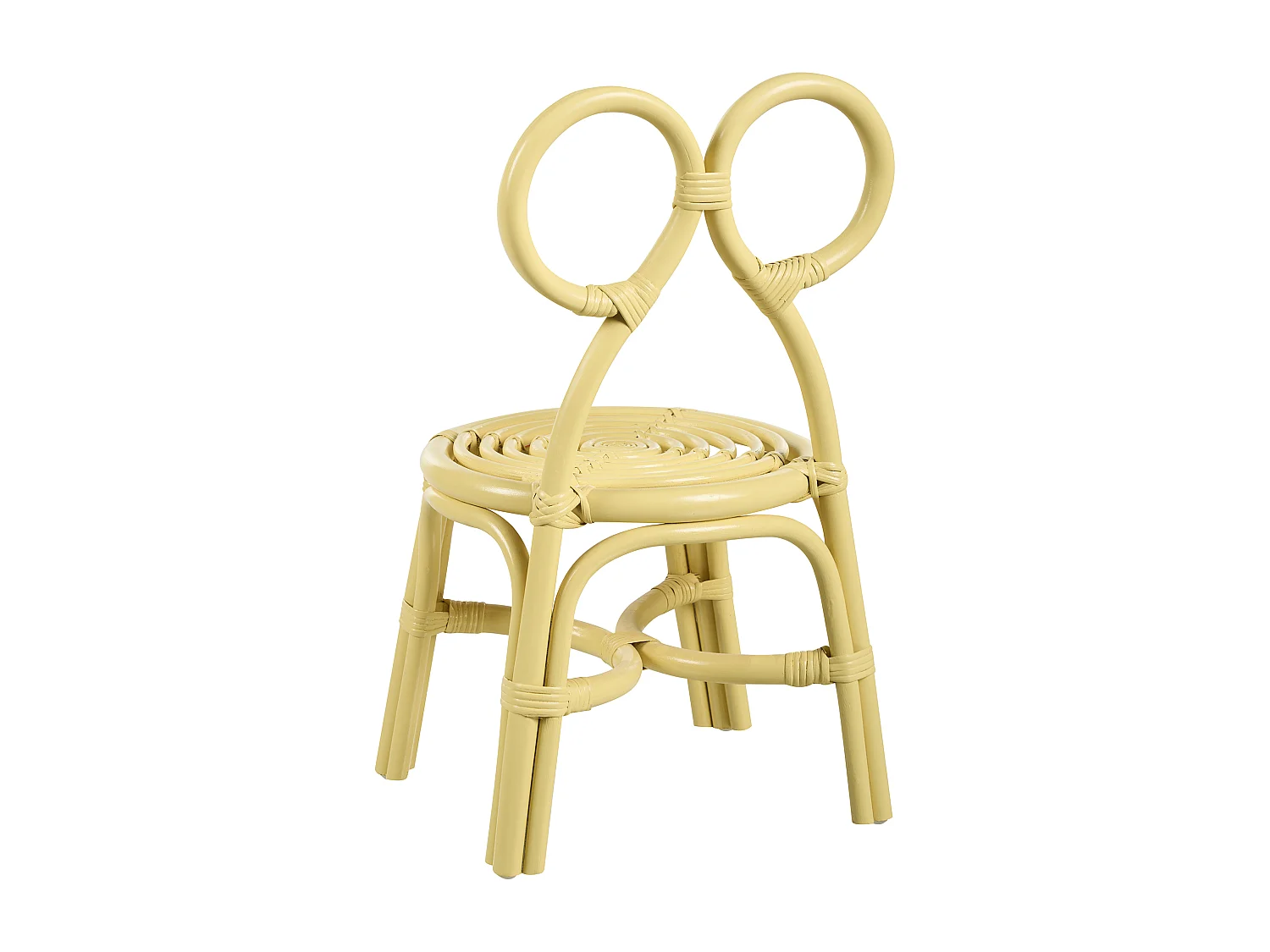 Chaise pour enfant MIRTIA Rotin Jaune