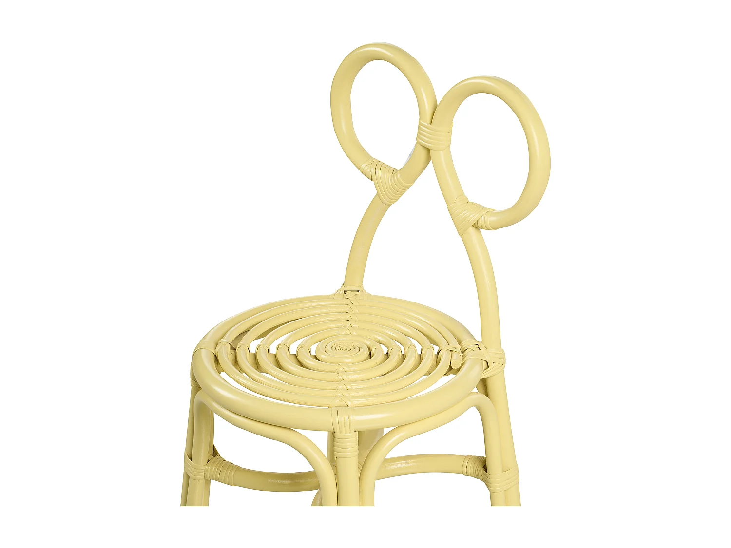 Chaise pour enfant MIRTIA Rotin Jaune