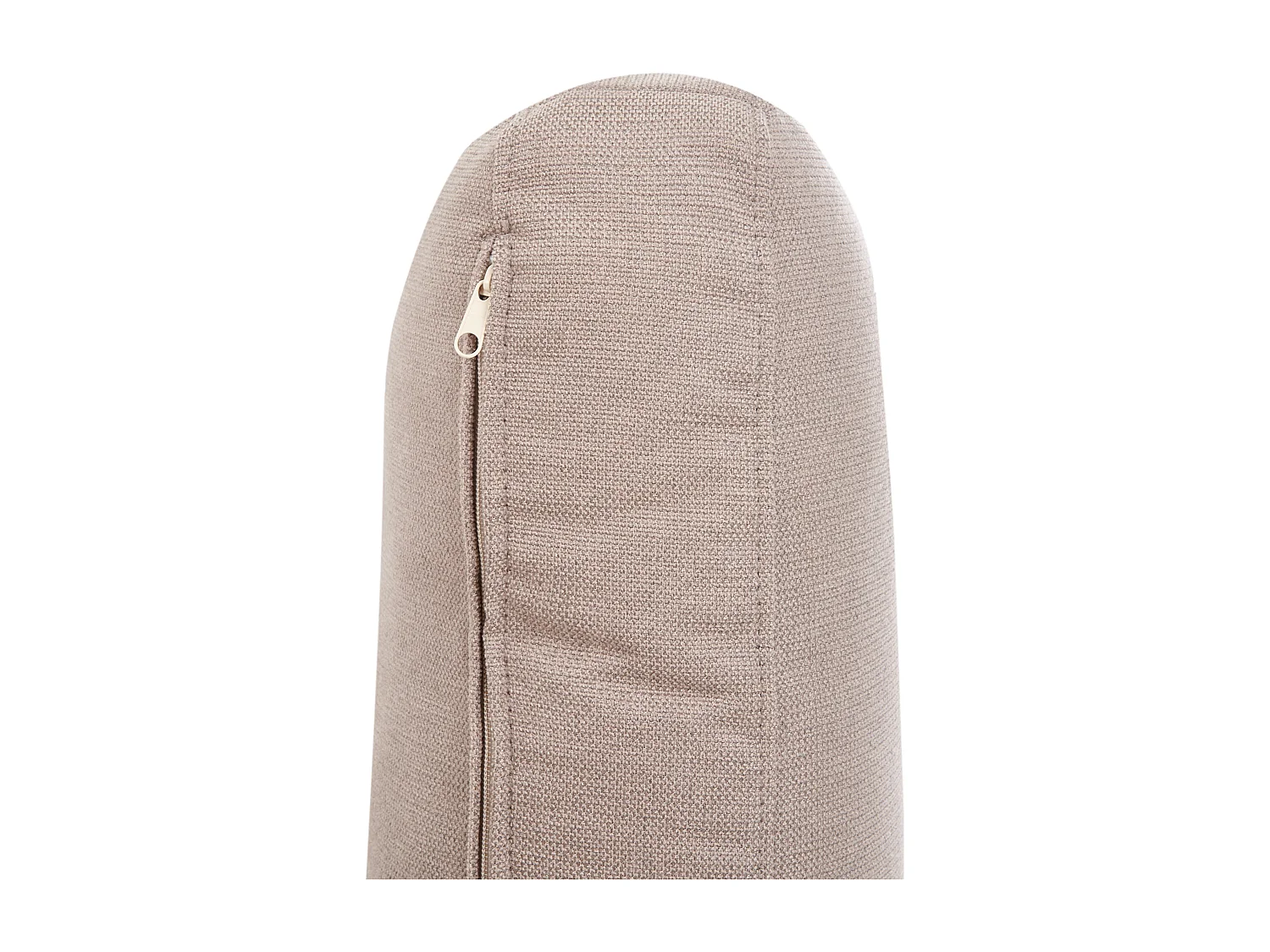 Canapé d'Angle à droite Moderne en Tissu Pieds en Plastique Taupe Kohlo