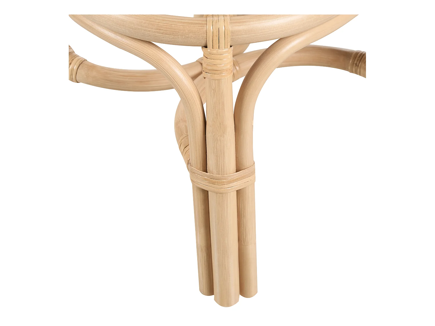 Krzesło rattanowe dla dzieci naturalne MIRTIA