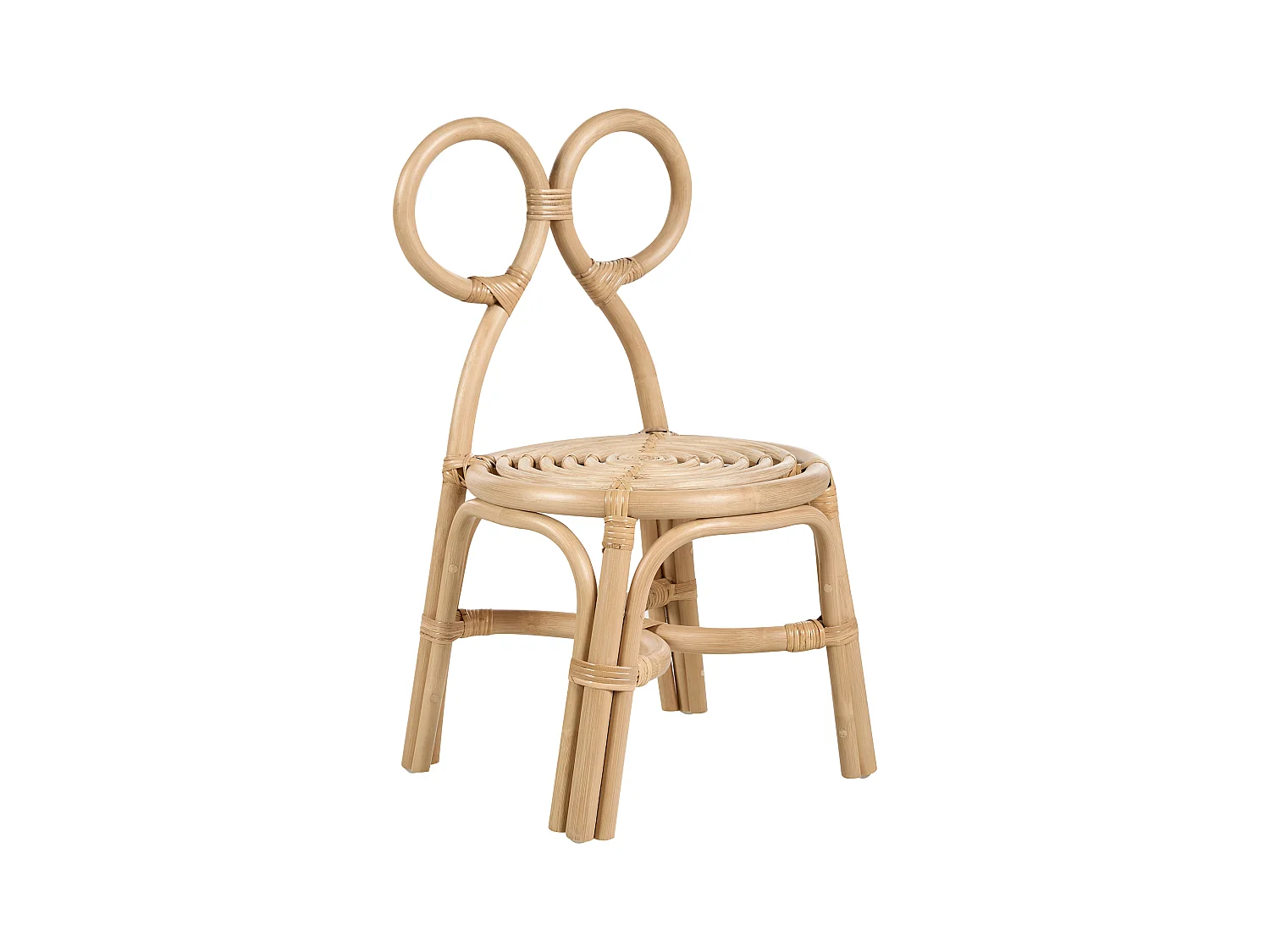 Chaise pour enfant MIRTIA Rotin Naturel