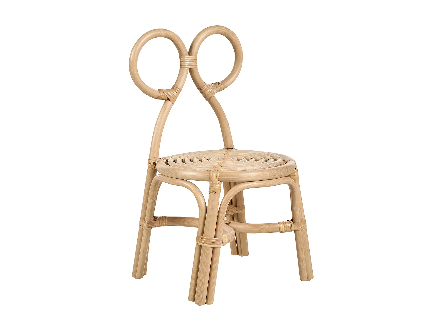 Chaise pour enfant MIRTIA Rotin Naturel