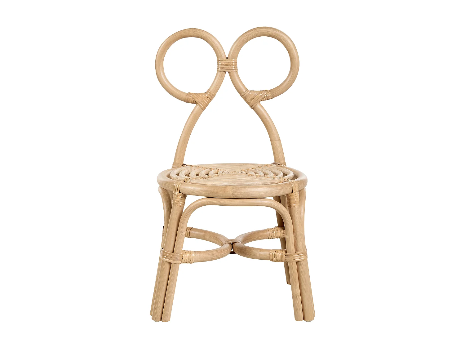 Chaise pour enfant MIRTIA Rotin Naturel