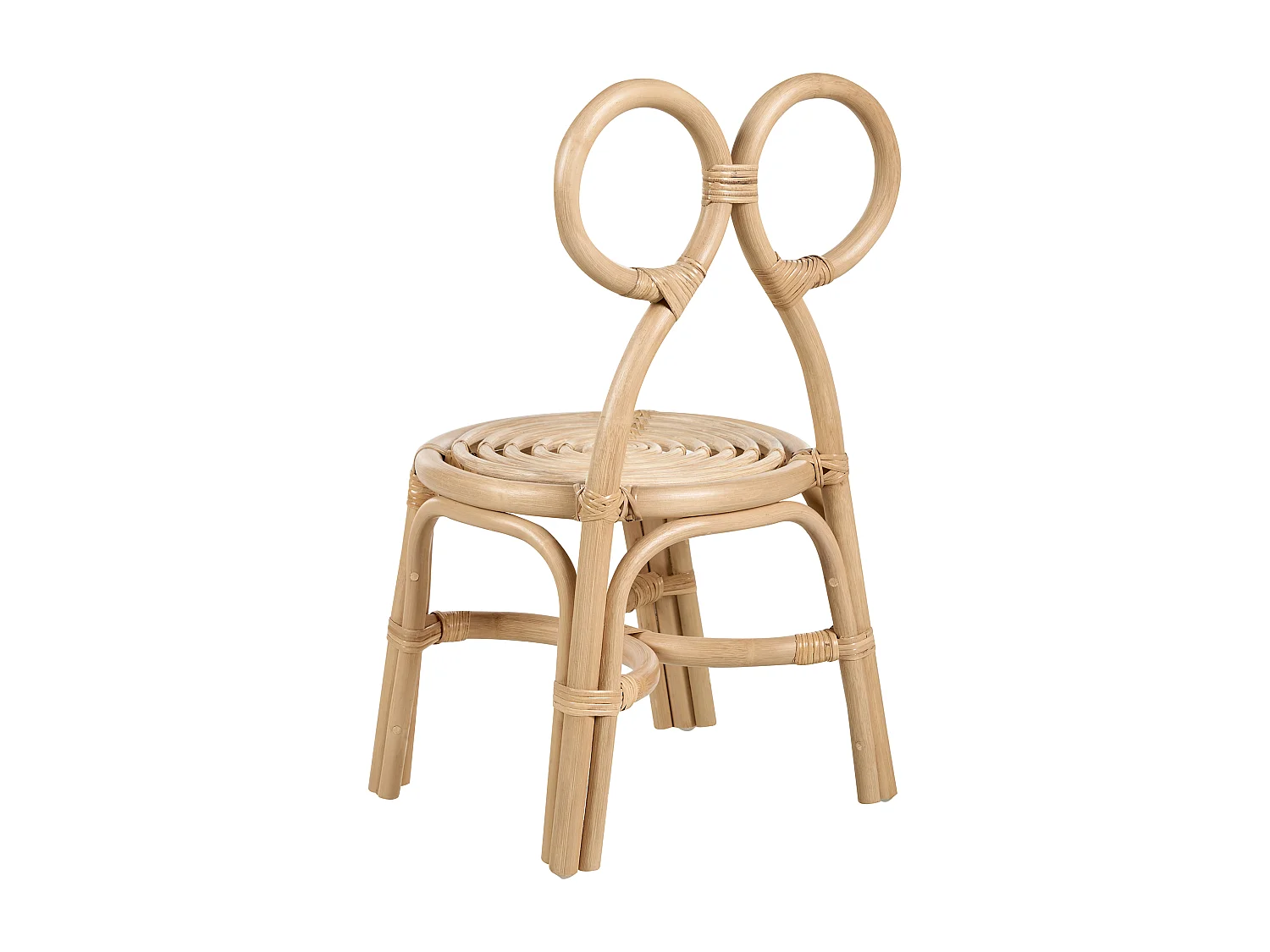 Kinderstuhl Rattan naturfarben MIRTIA