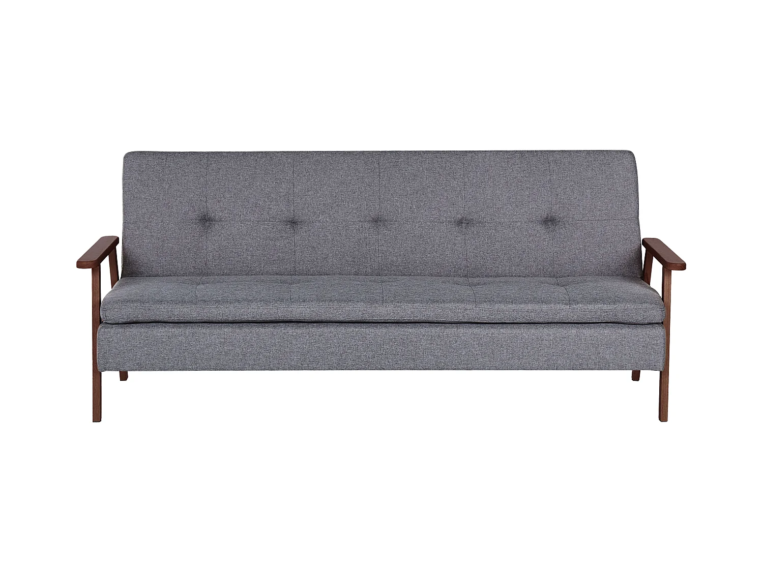 Slaapbank TJORN Stof Grijs 3-zitter