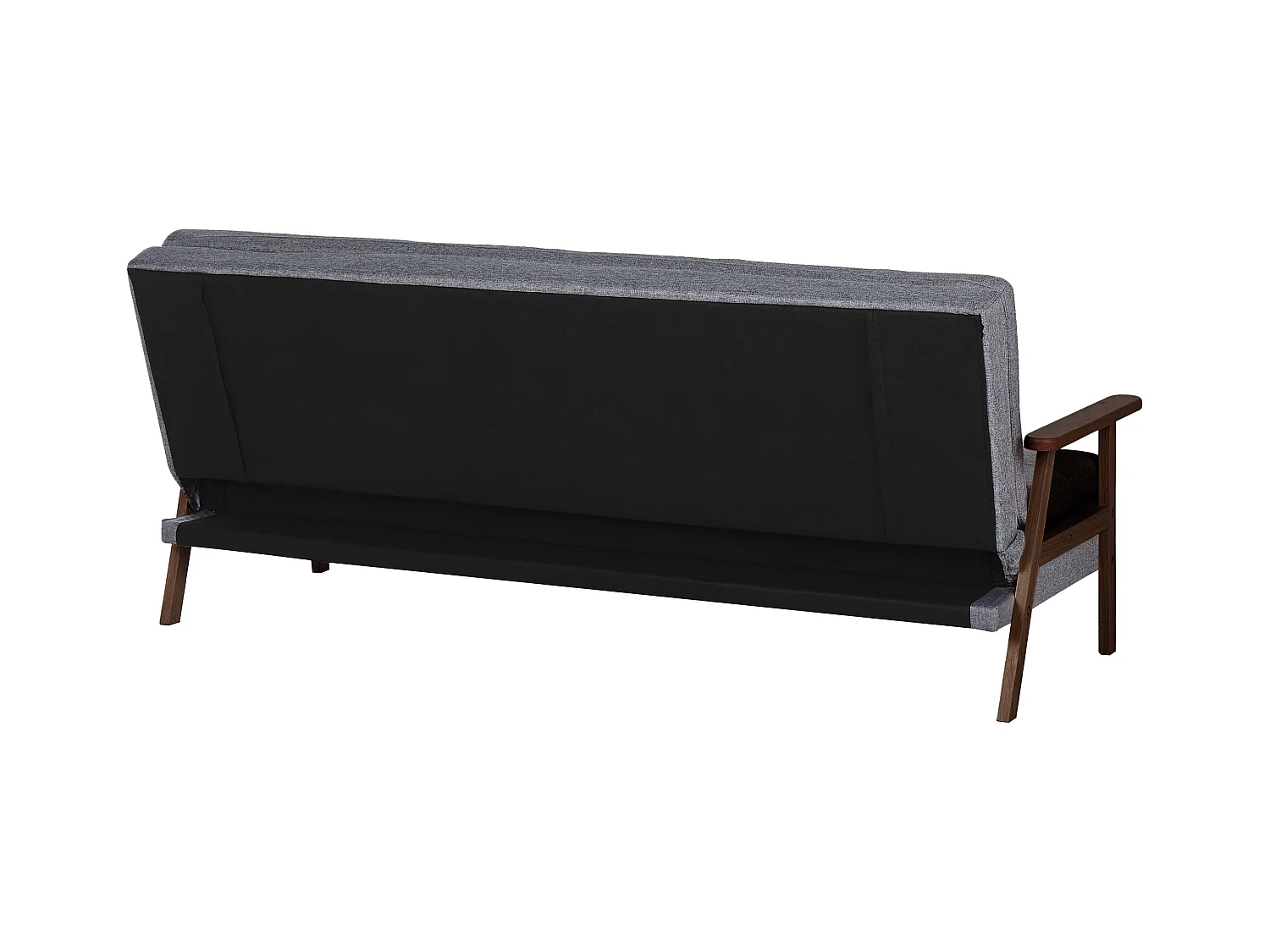 Canapé-lit 3 places TJORN Tissu Gris