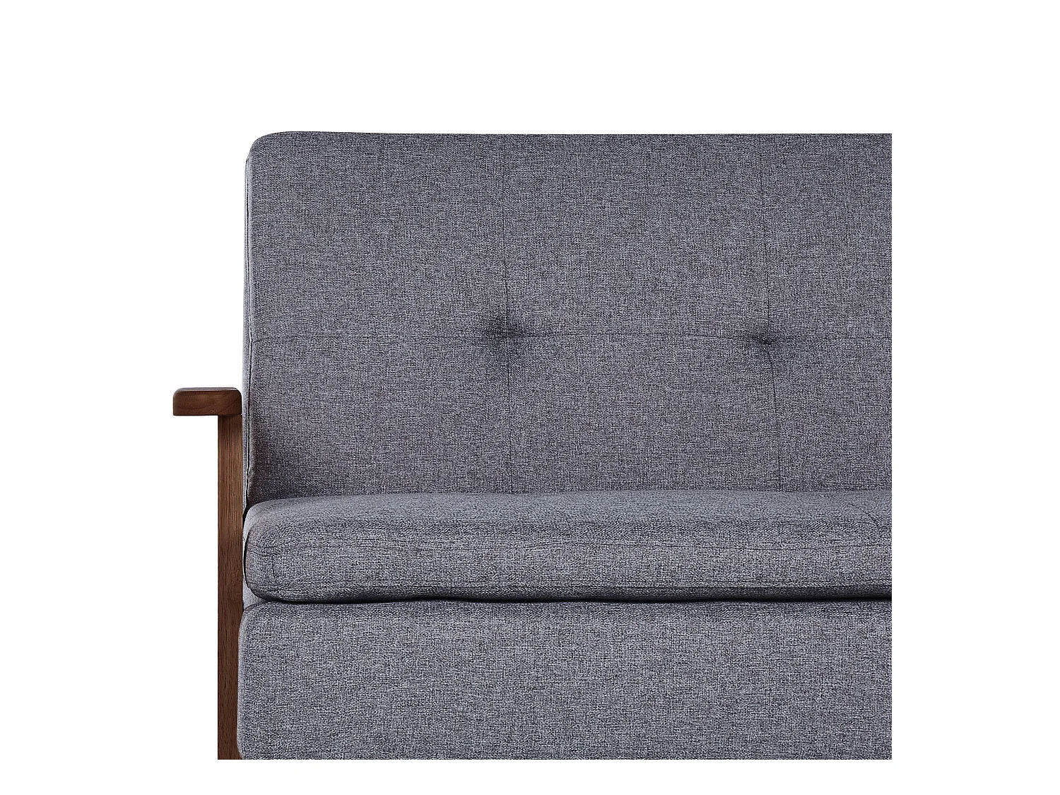 Canapé-lit 3 places TJORN Tissu Gris