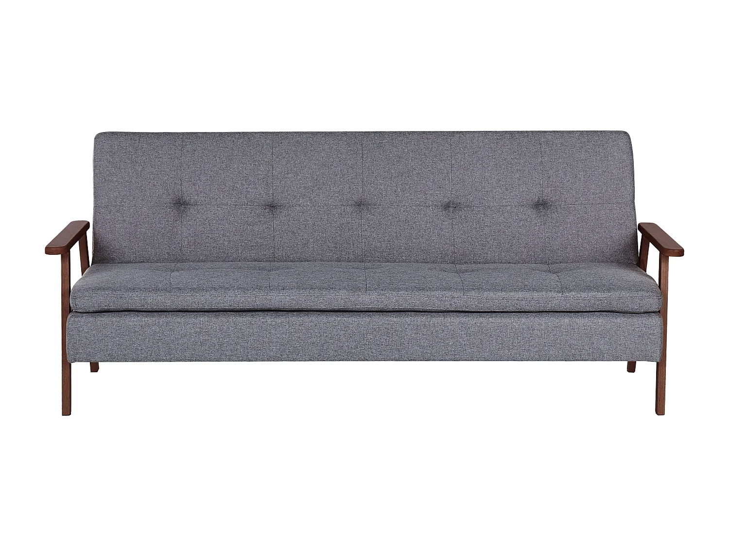 Schlafsofa TJORN Stoff Grau 3-Sitzer