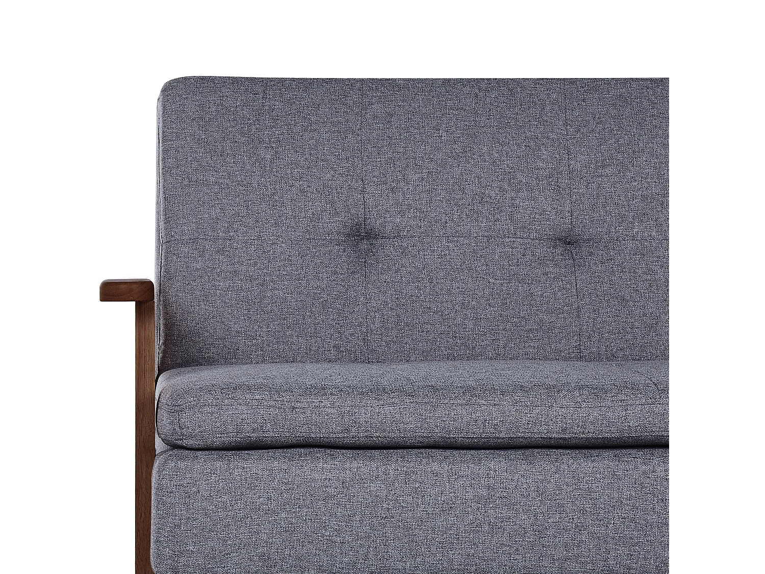 Canapé-lit 3 places TJORN Tissu Gris