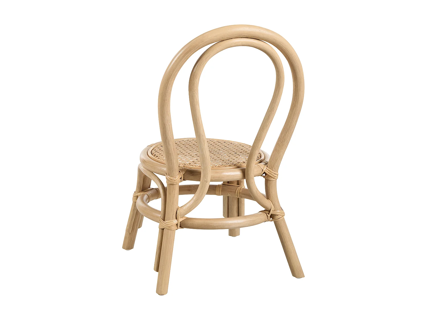 Sedia per bambini rattan naturale KALIVIA