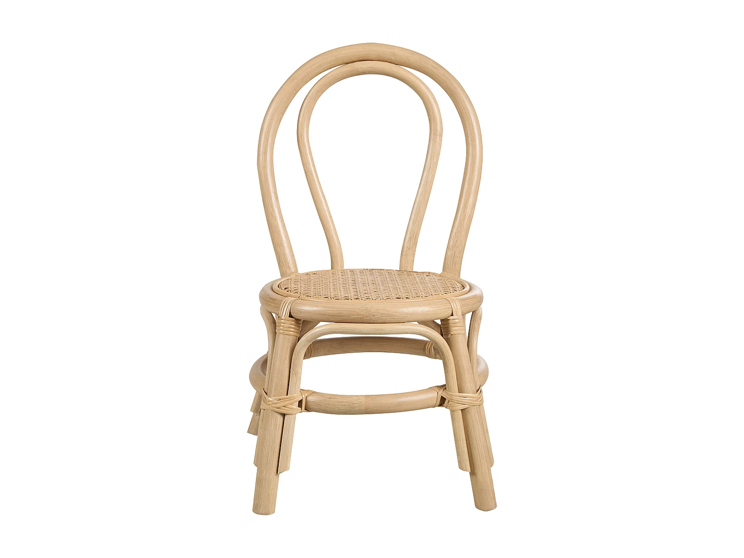 Sedia per bambini rattan naturale KALIVIA