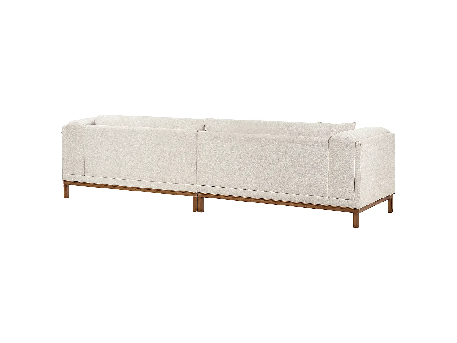 Canapé VENG Tissu Beige 4 places