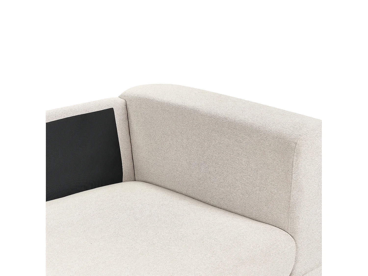 Canapé VENG Tissu Beige 4 places