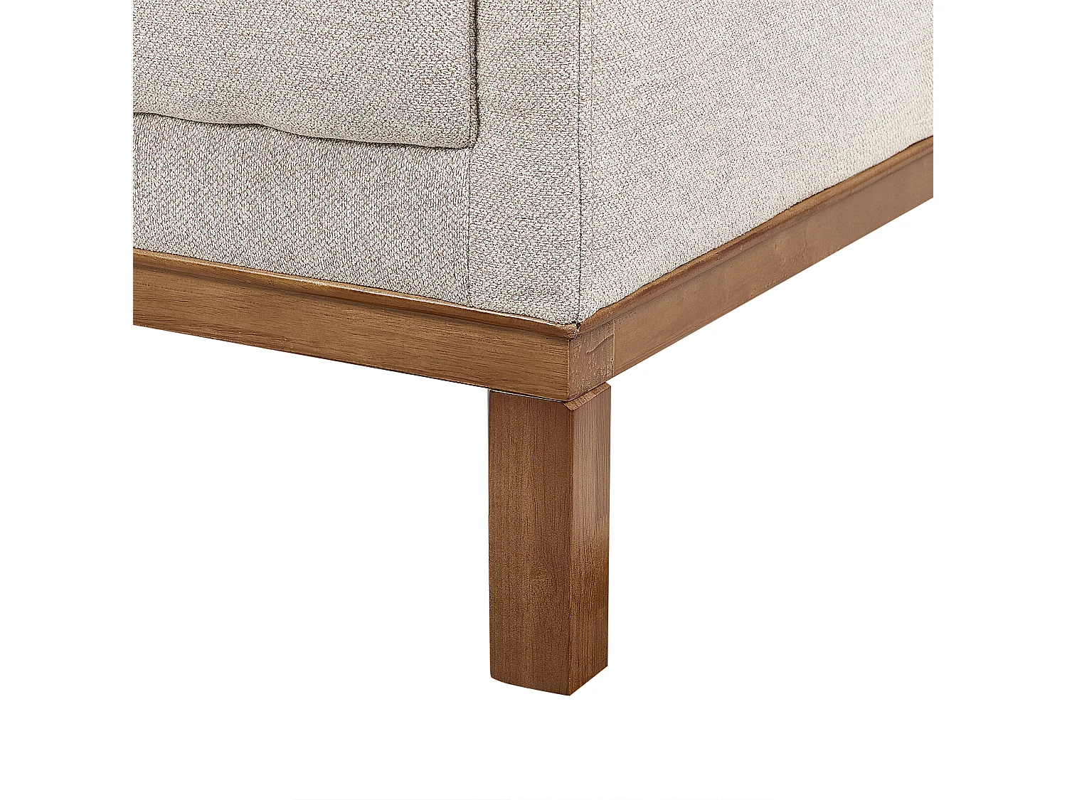 Canapé VENG Tissu Beige 4 places