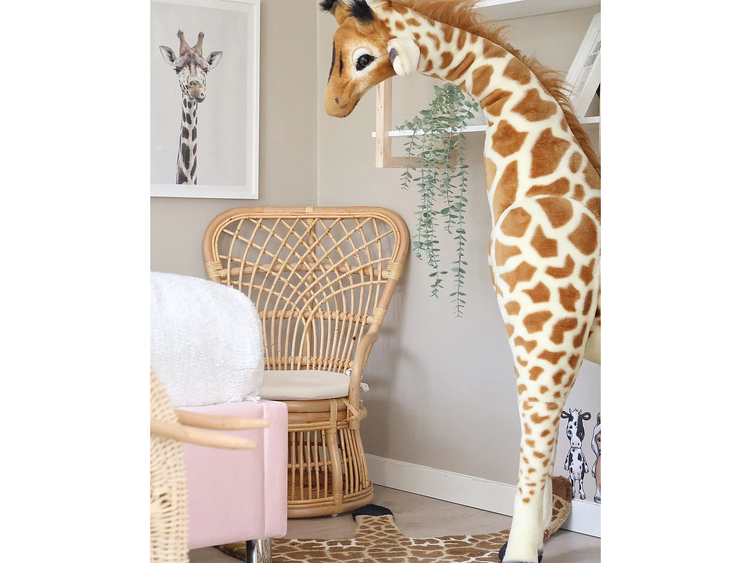 Chaise pour enfant en rotin naturel TEMENI