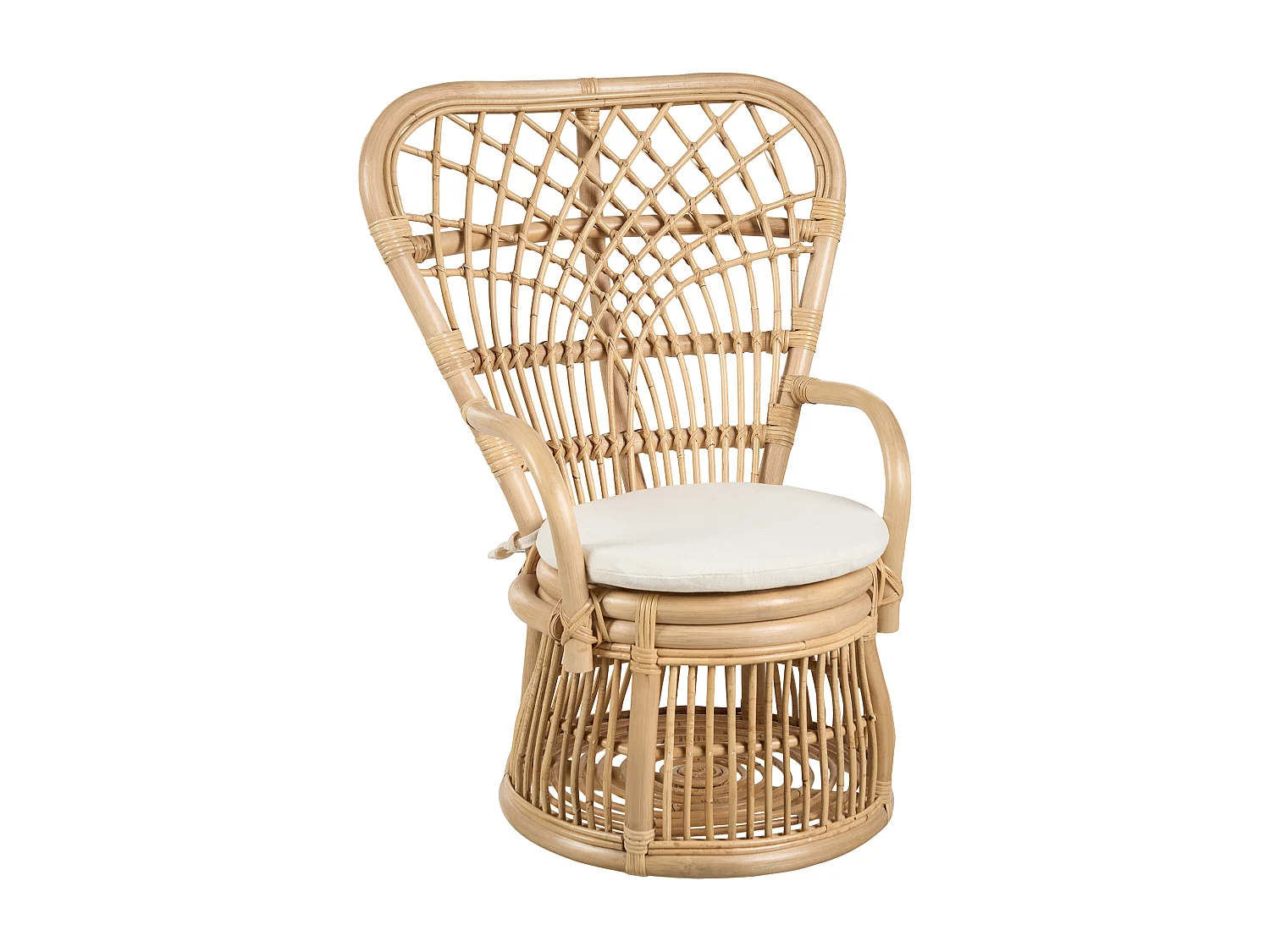 Sedia per bambini rattan naturale TEMENI