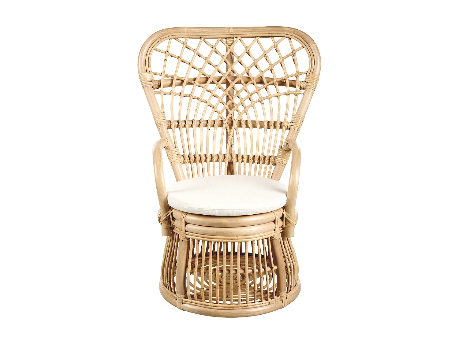 Sedia per bambini rattan naturale TEMENI