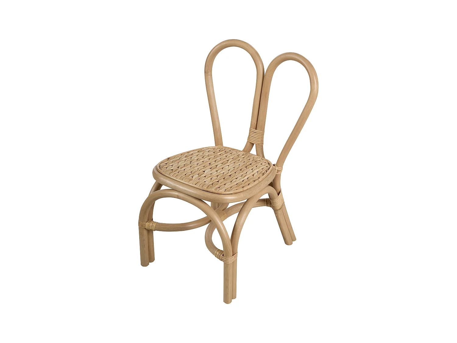 Kinderstuhl Rattan naturfarben DESIMI