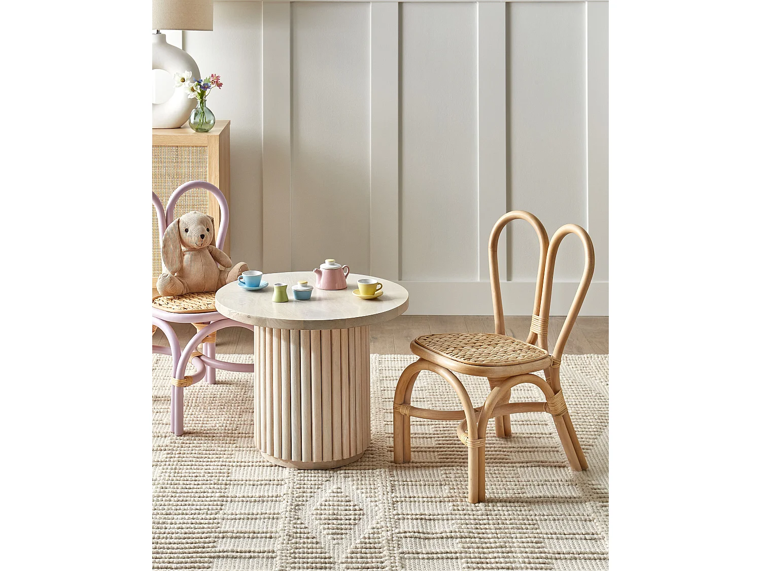 Chaise pour enfant DESIMI Rotin Naturel