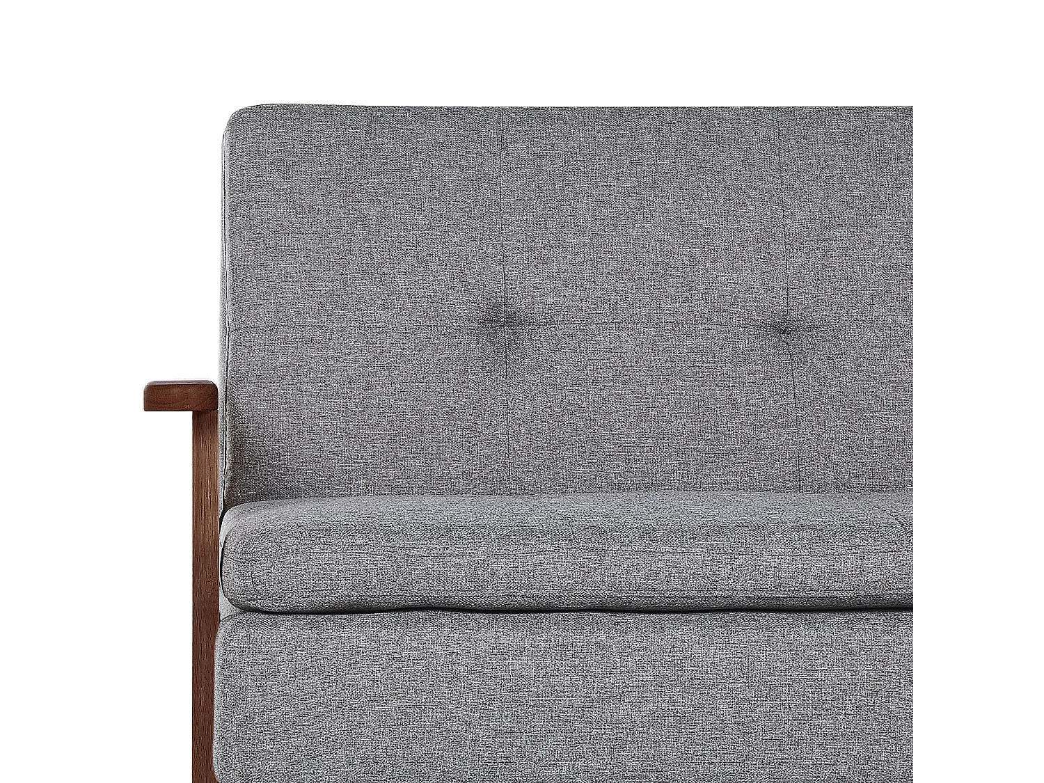 Schlafsofa TJORN Stoff Hellgrau 3-Sitzer