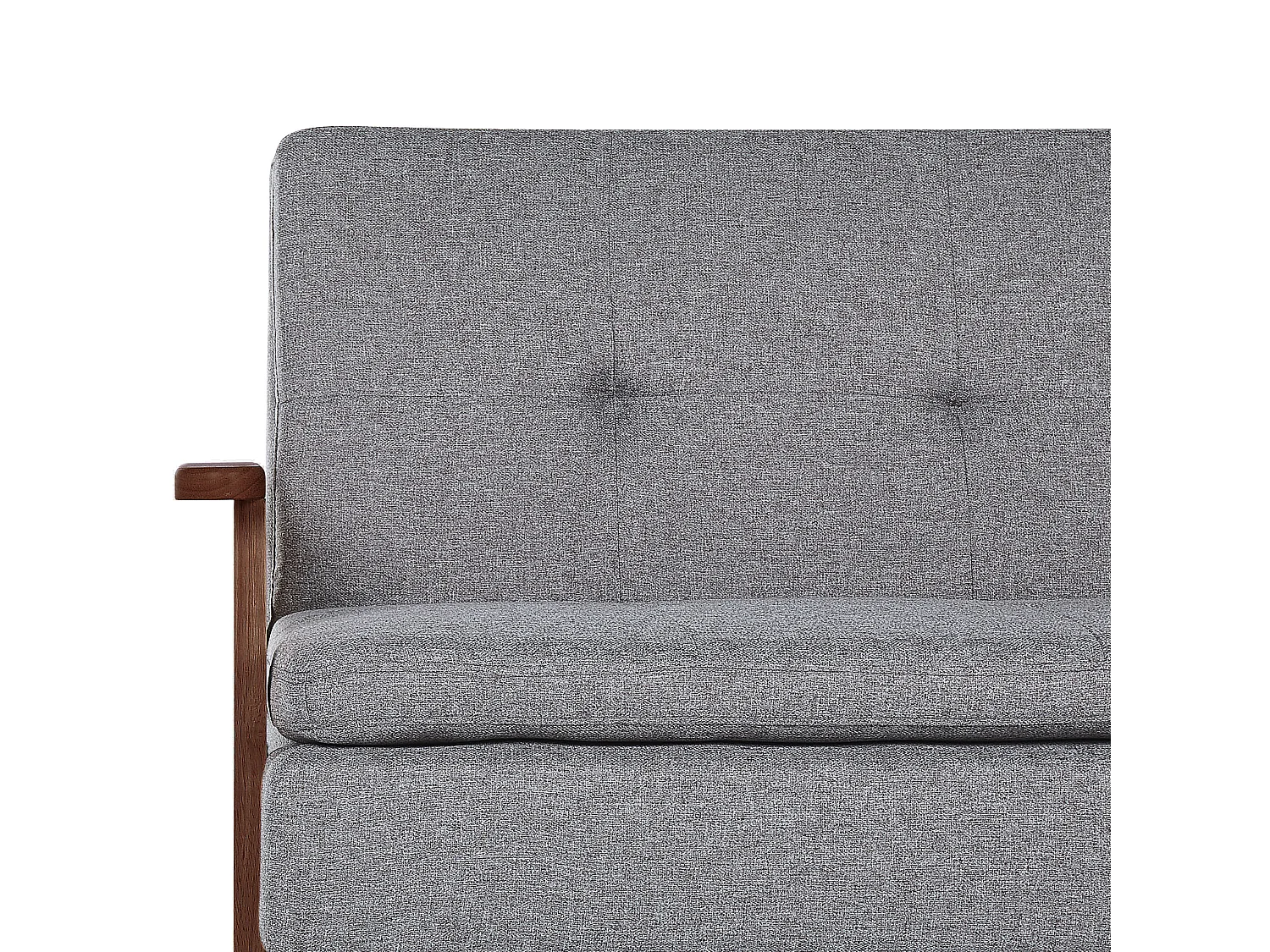 Canapé-lit 3 places TJORN Tissu Gris clair