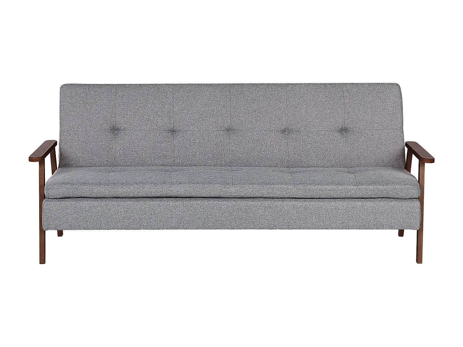 Divano letto TJORN Tessuto Grigio chiaro 3 posti