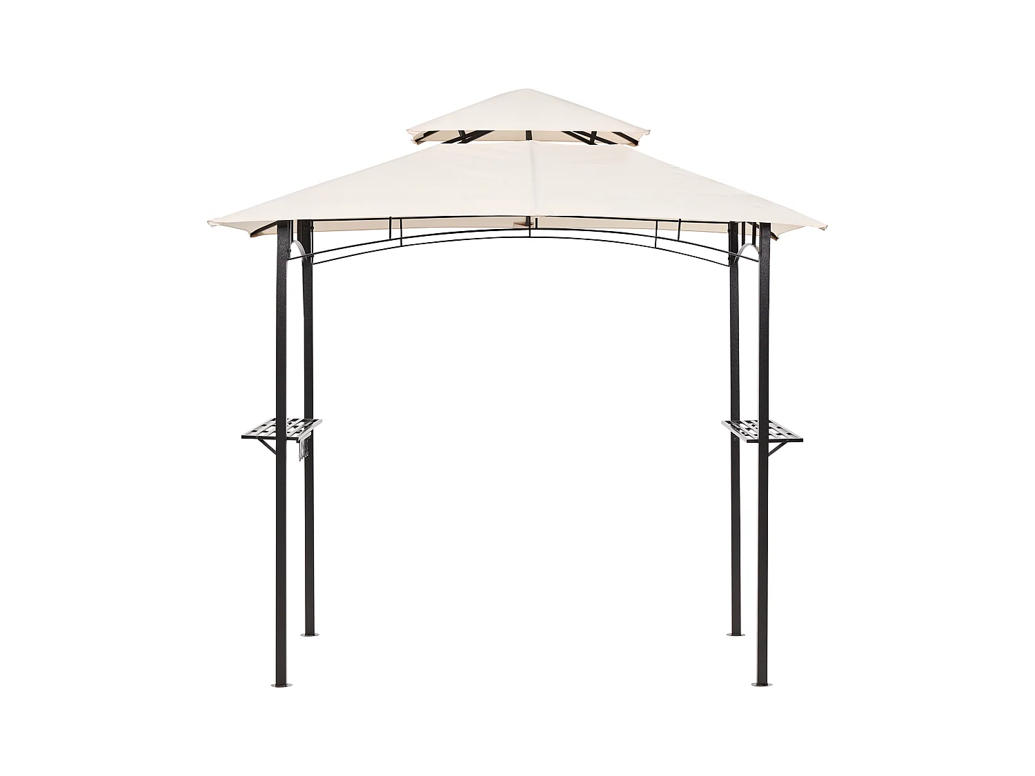Gazebo NARO Metallo 240 cm 148 cm Beige