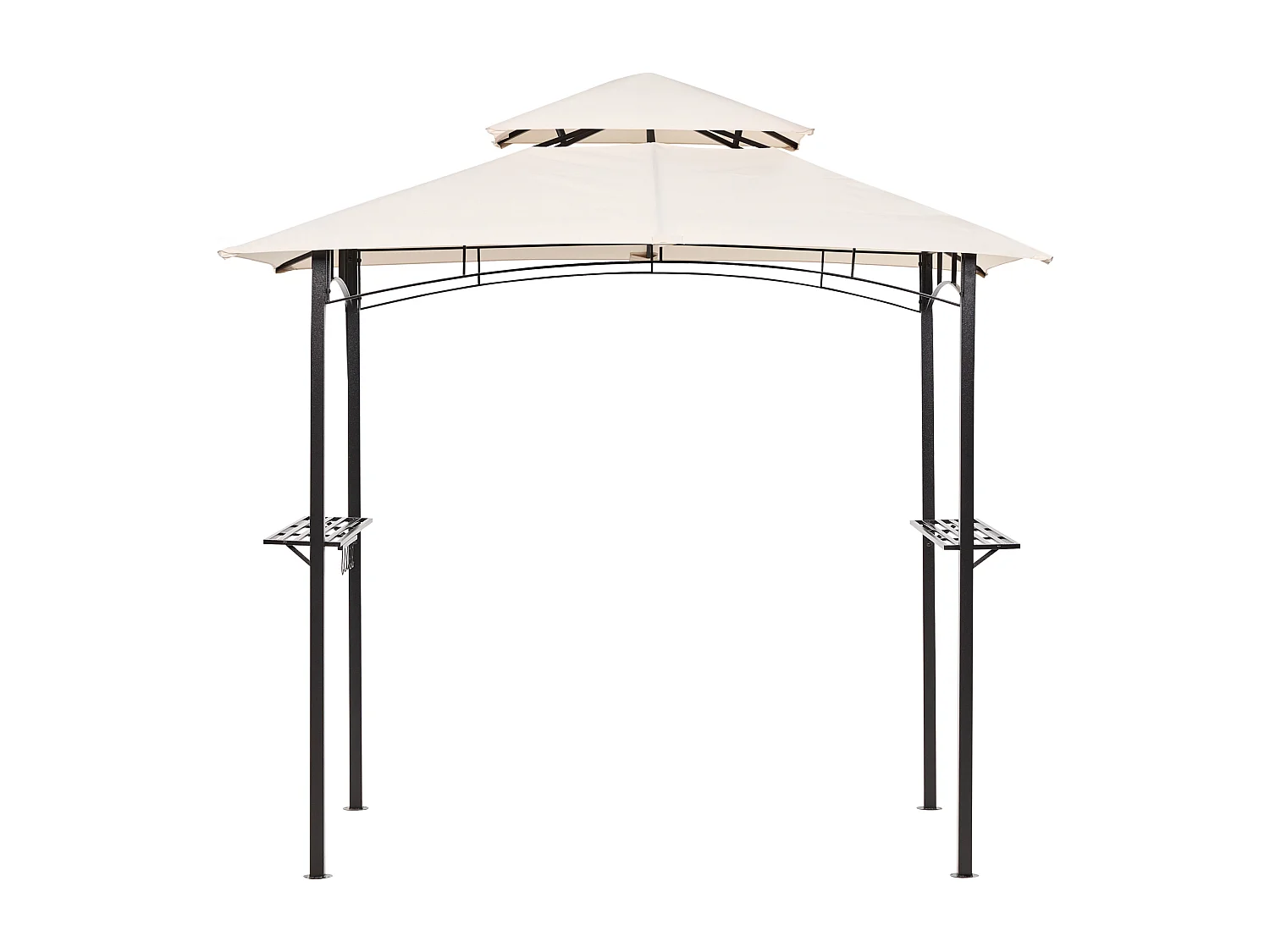 Tonnelle de jardin NARO Métal 240 cm 148 cm Beige