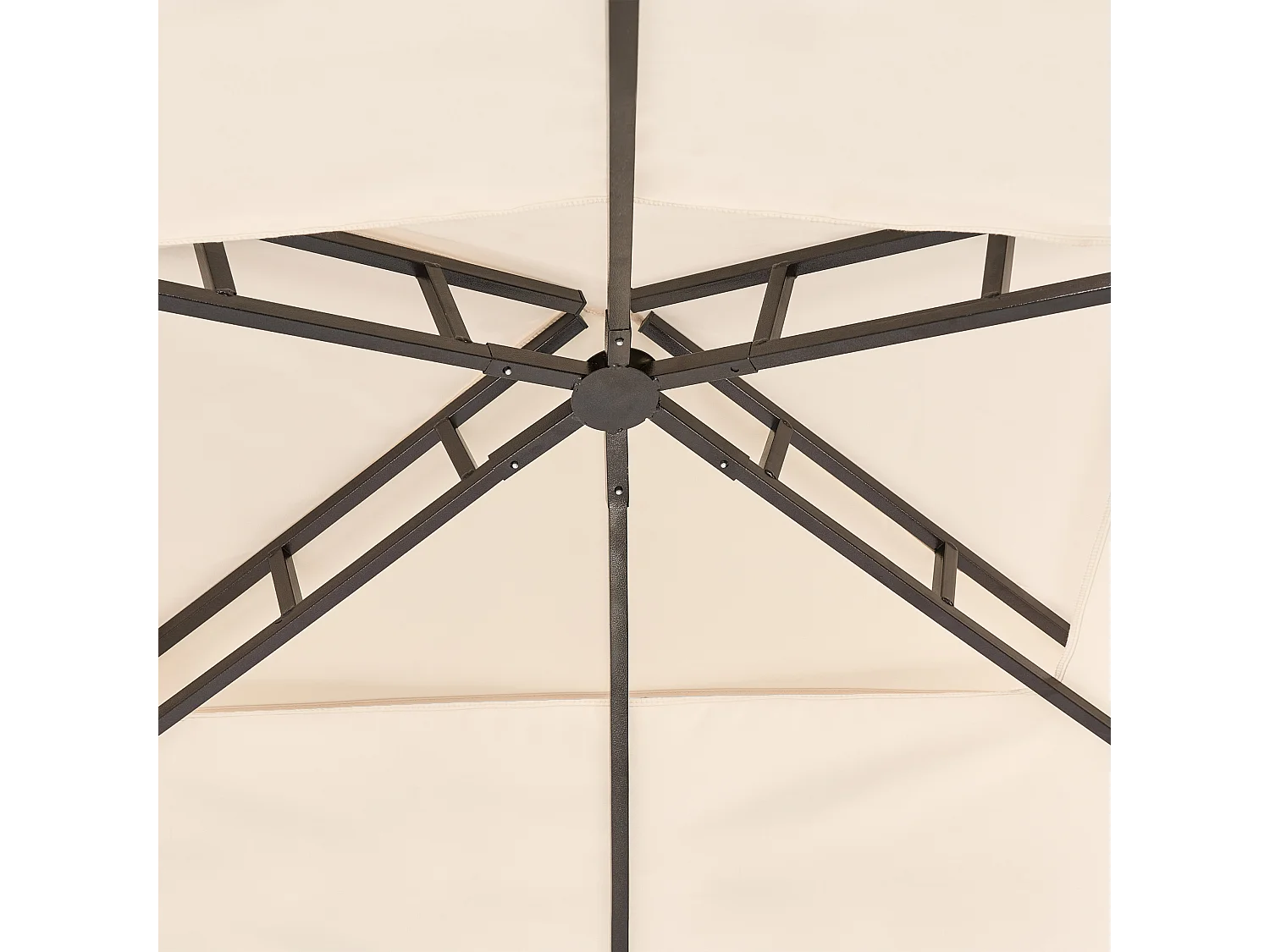 Tonnelle de jardin NARO Métal 240 cm 148 cm Beige