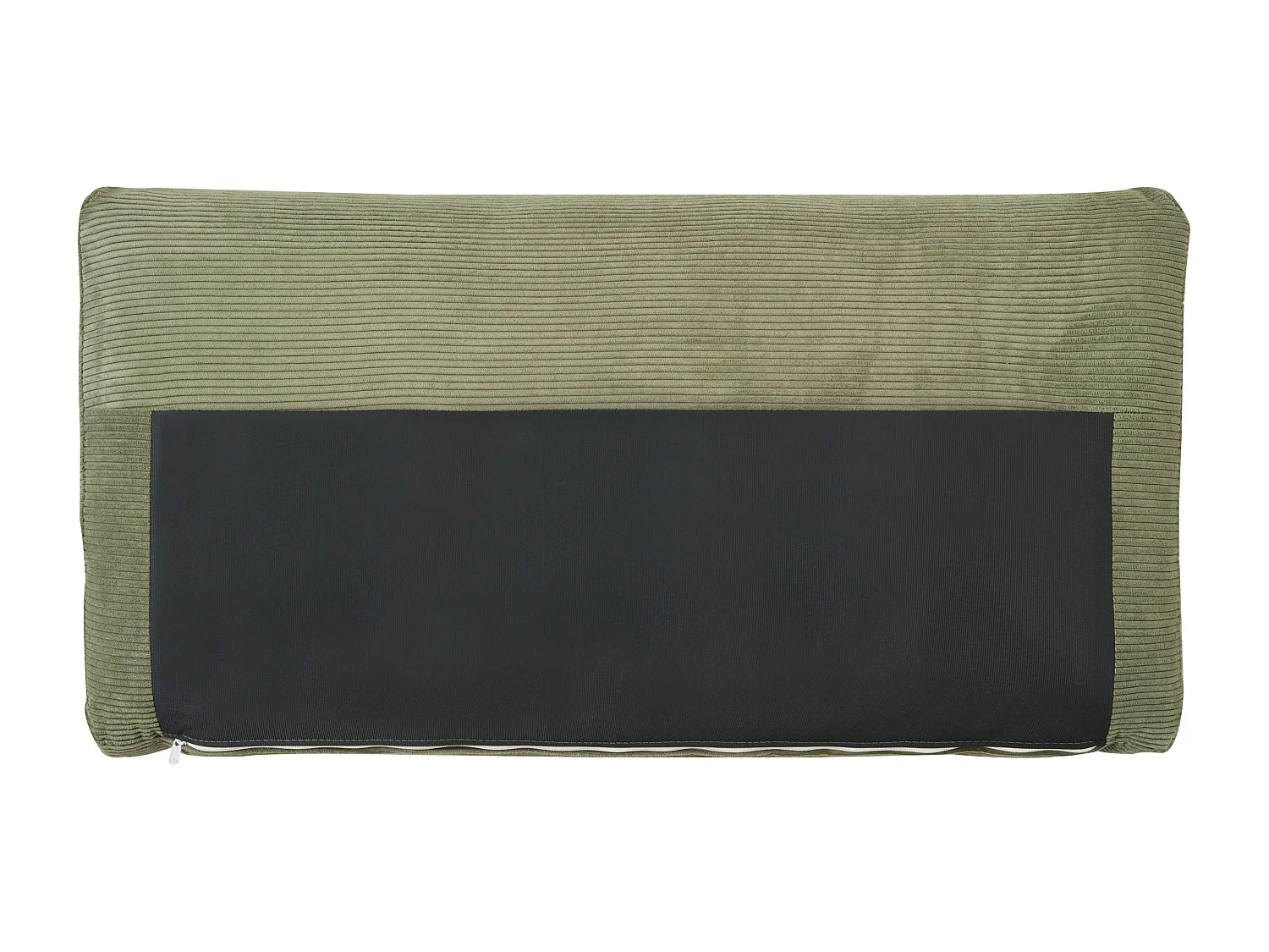 Canapé d'Angle à gauche en Velours Côtelé Pieds en Bois Vert Siggard