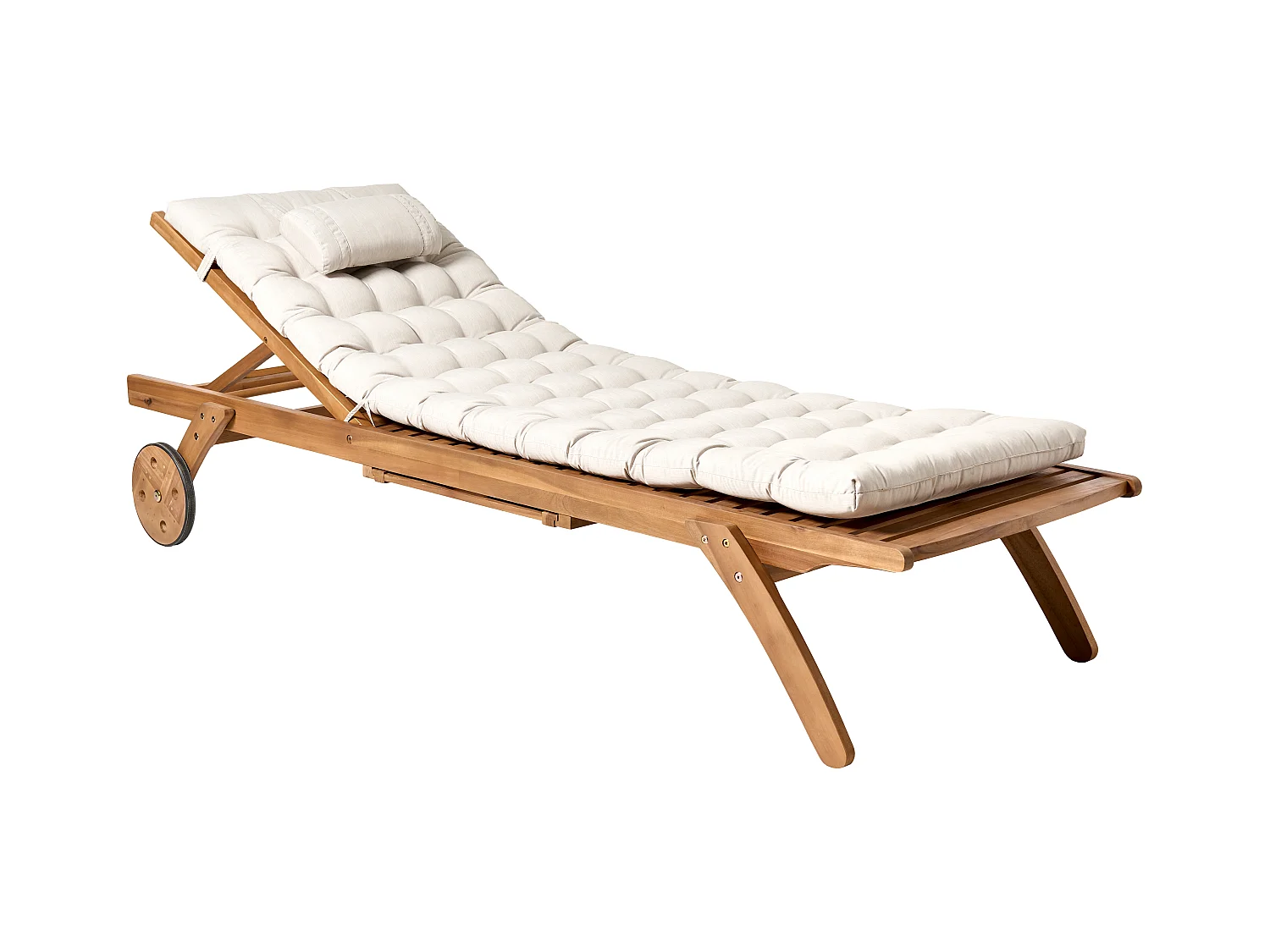 Transat avec coussin CESANA PREMIUM Acacia Beige clair