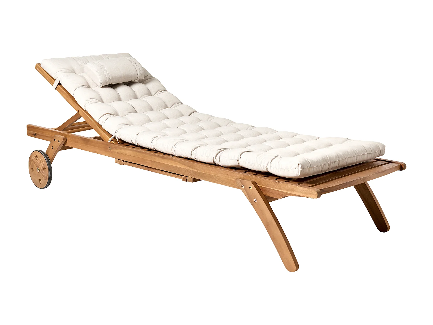 Transat avec coussin CESANA PREMIUM Acacia Beige clair