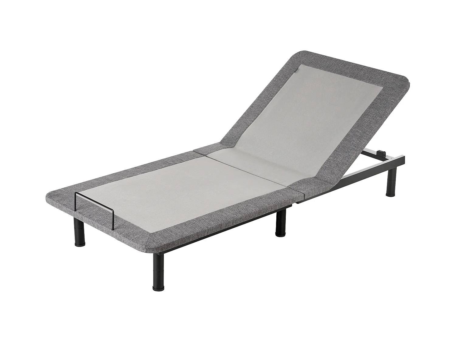 Sommier réglable électrique BRUNOY 80 x 200 cm Gris