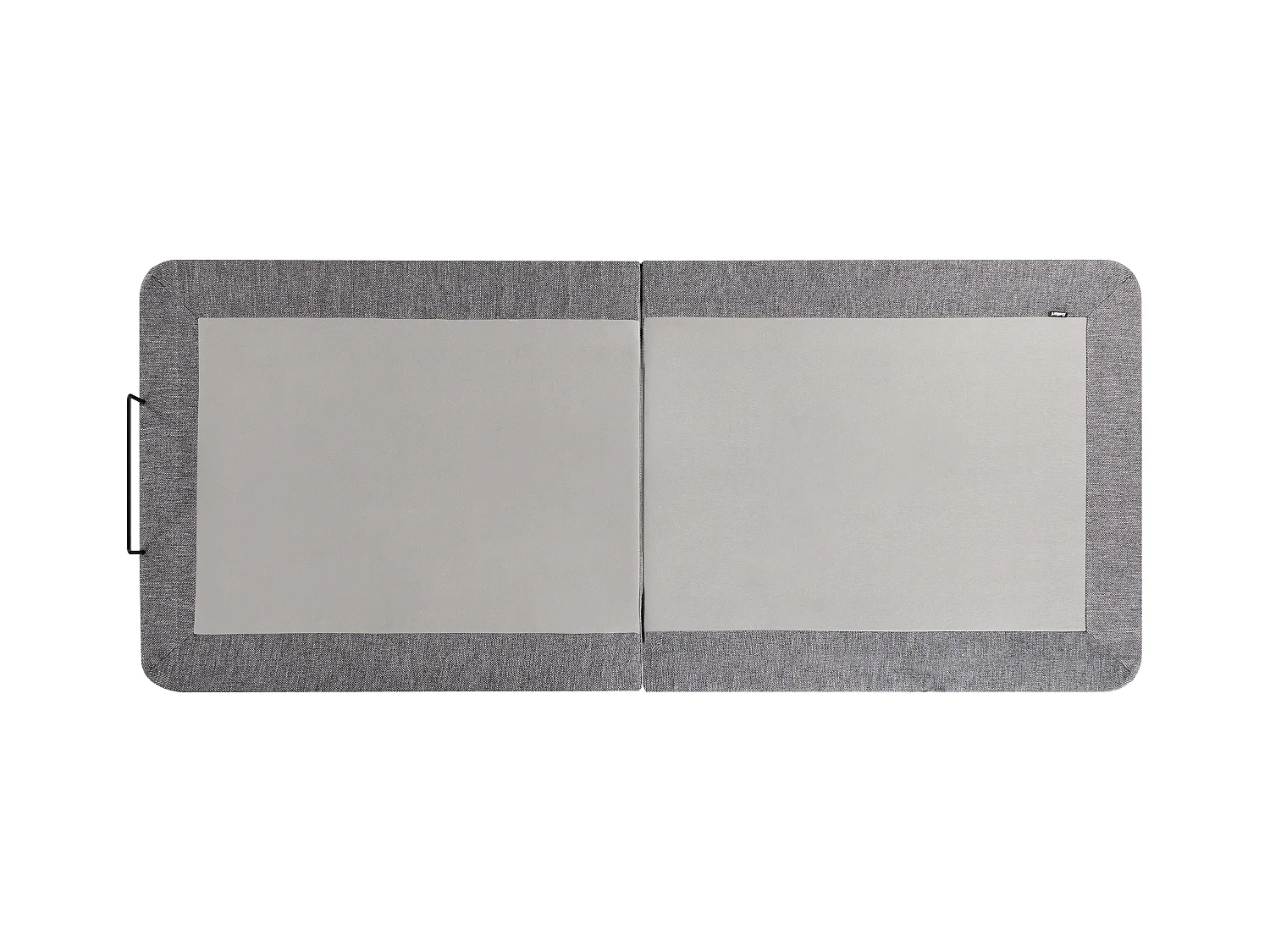 Sommier réglable électrique BRUNOY 80 x 200 cm Gris