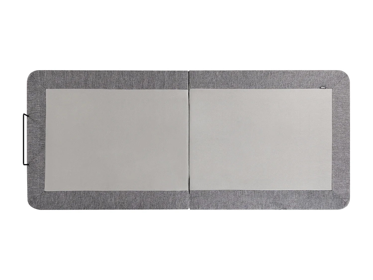 Sommier réglable électrique BRUNOY 80 x 200 cm Gris