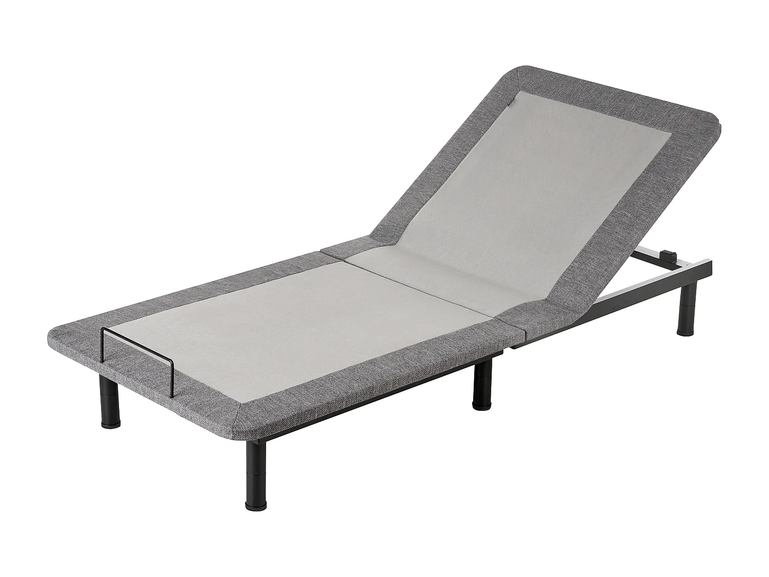 Sommier réglable électrique BRUNOY 80 x 200 cm Gris