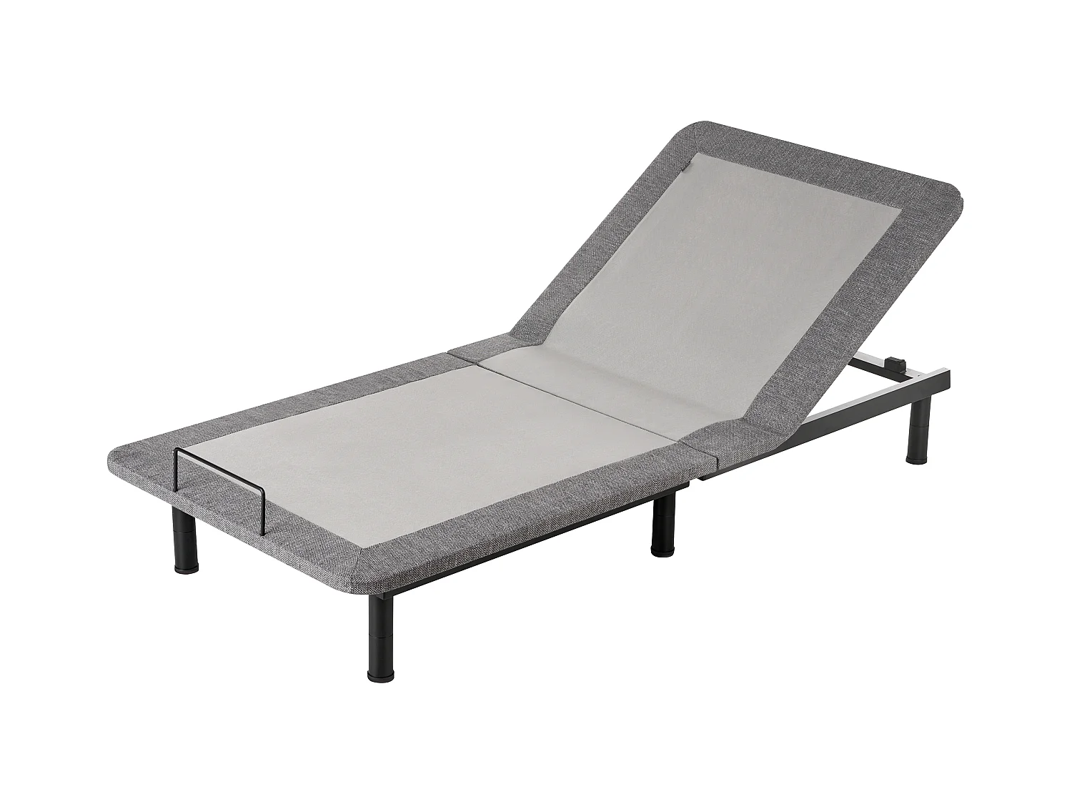 Sommier réglable électrique BRUNOY 90 x 200 cm Gris