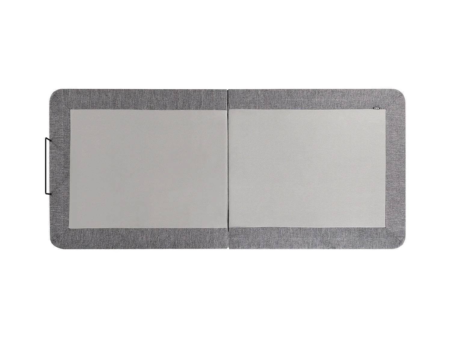 Sommier réglable électrique BRUNOY 90 x 200 cm Gris