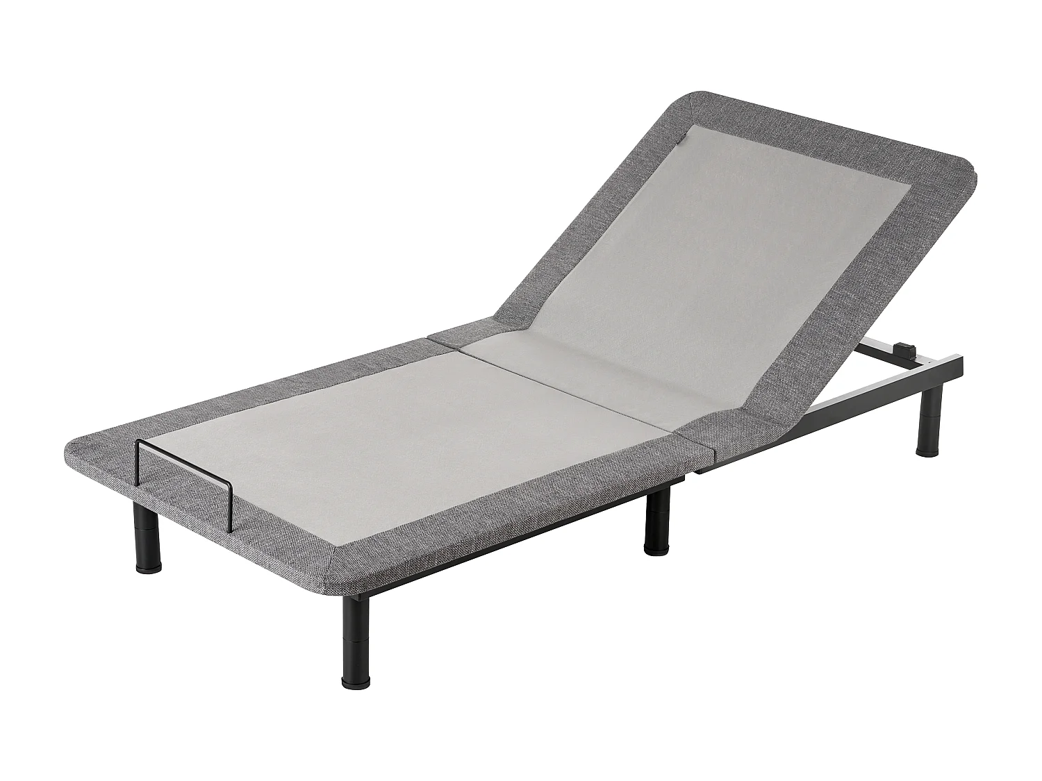 Sommier réglable électrique BRUNOY 90 x 200 cm Gris