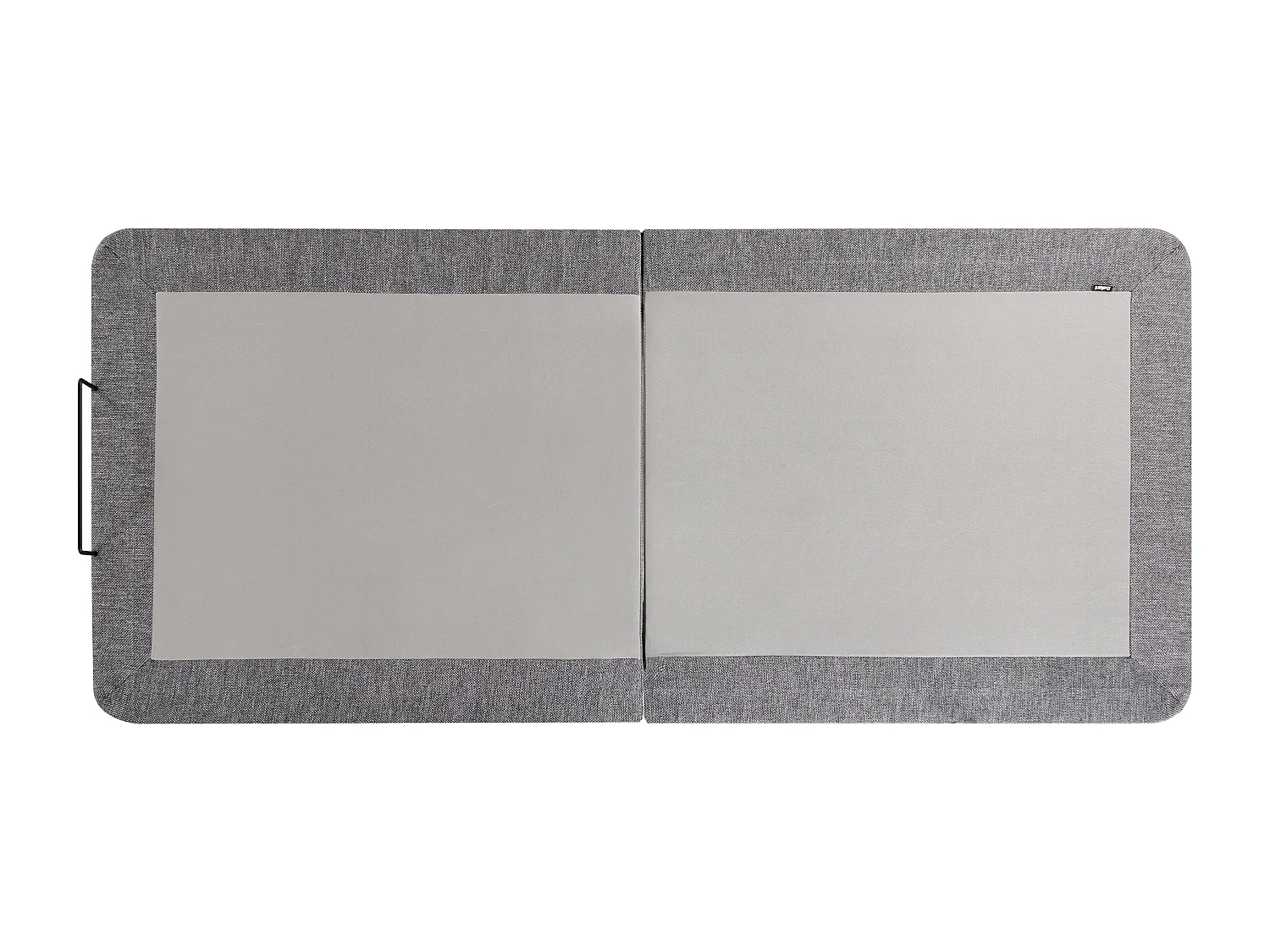 Sommier réglable électrique BRUNOY 90 x 200 cm Gris