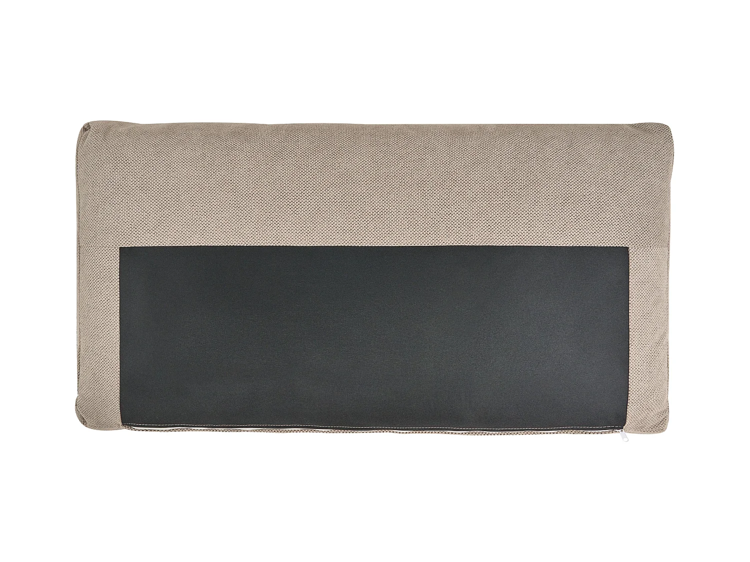 4-Sitzer Ecksofa Stoffbezug Beige Taupe rechts mit Sitzkissen Holzbeinen Siggard