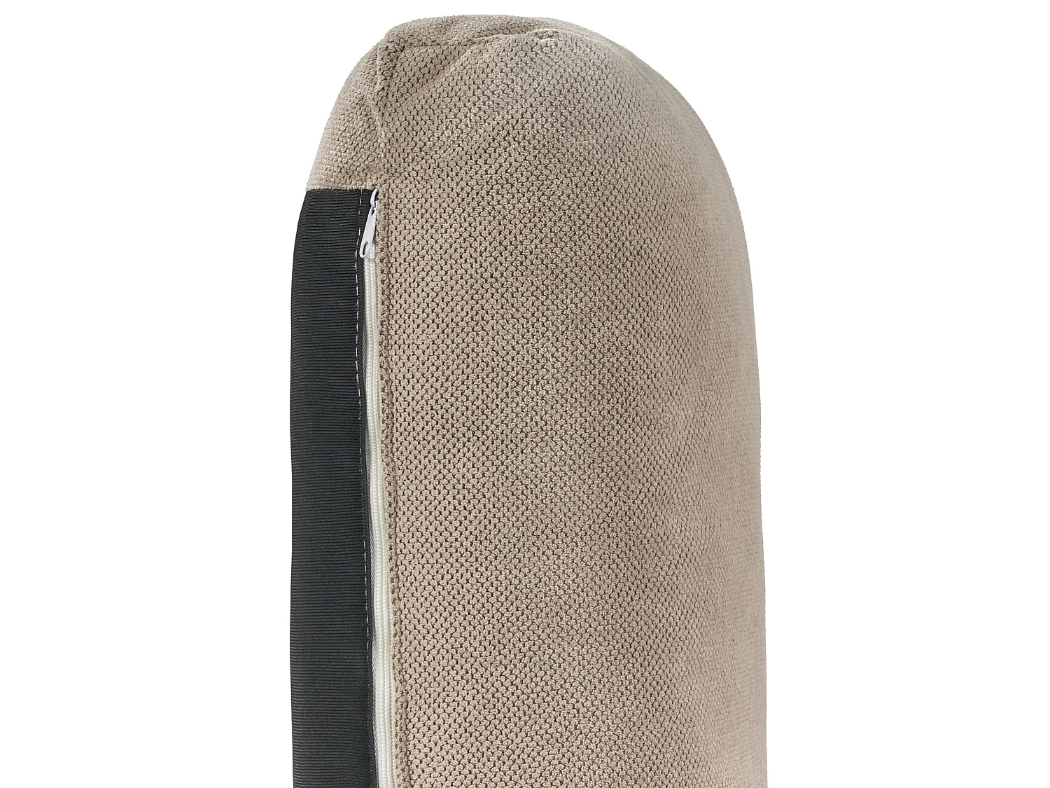 Canapé d'angle SIGGARD Tissu Taupe 4 places Côté droit
