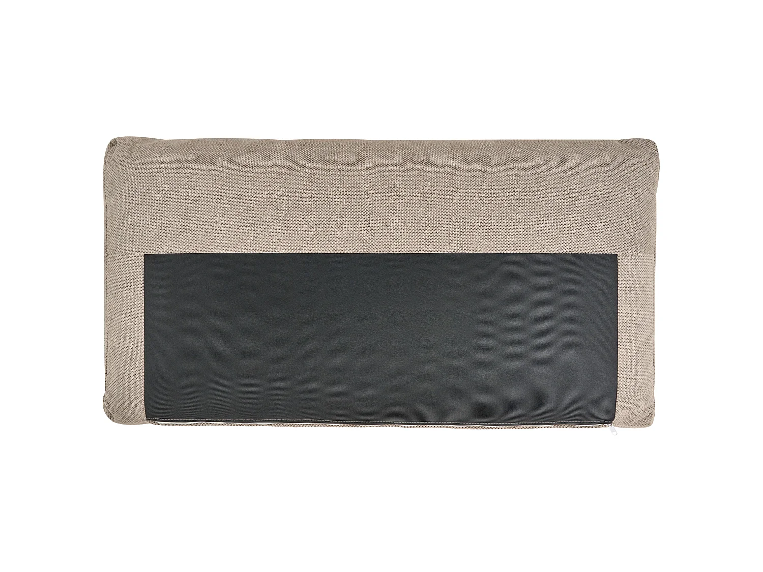 Ecksofa SIGGARD Stoff Taupe 4-Sitzer rechtsseitig