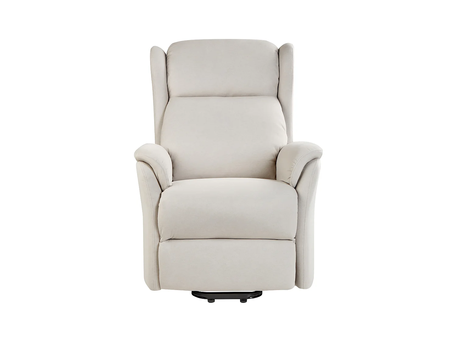 Fauteuil inclinable électrique ELEGY Repose-pieds inclus Tissu Beige clair