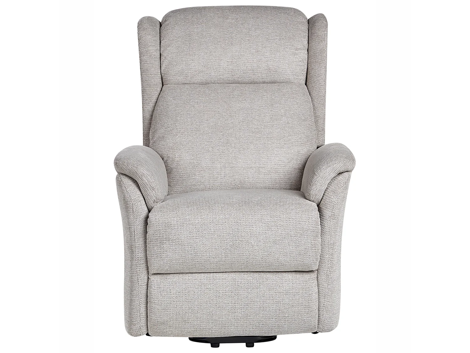 Electric Recliner Chair ELEGY with Footrest Fabric Light Grey