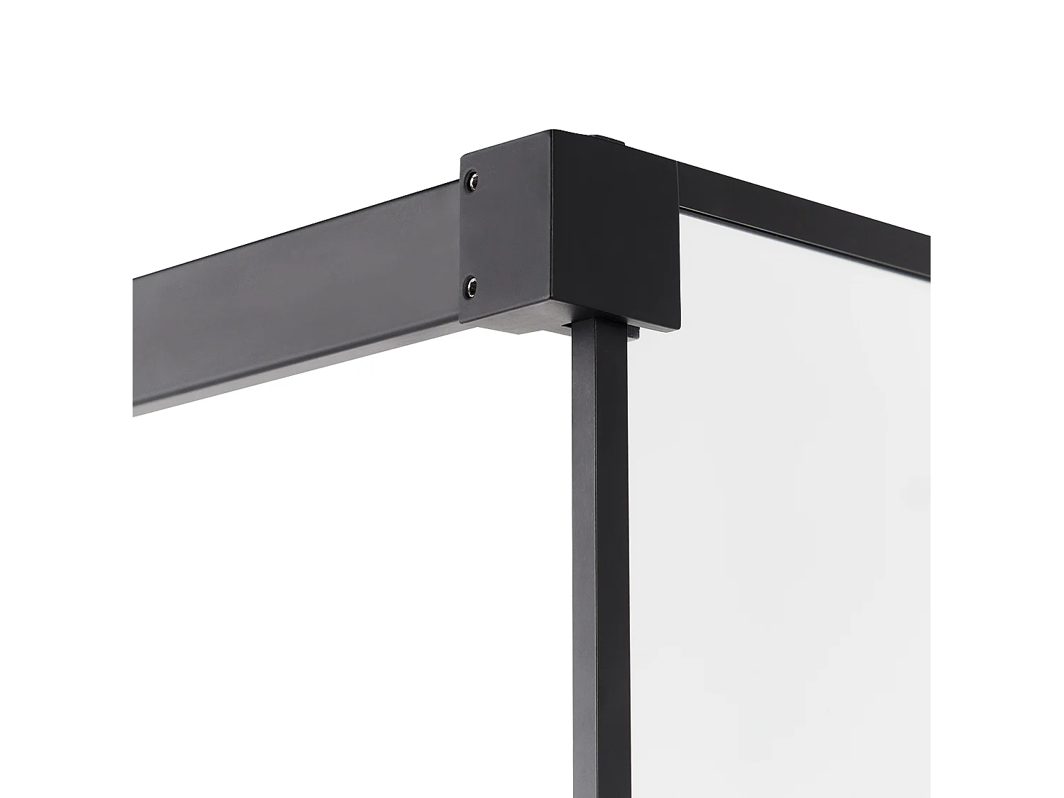 Shower Screen WASPAM 1000 x 1900 mm Black