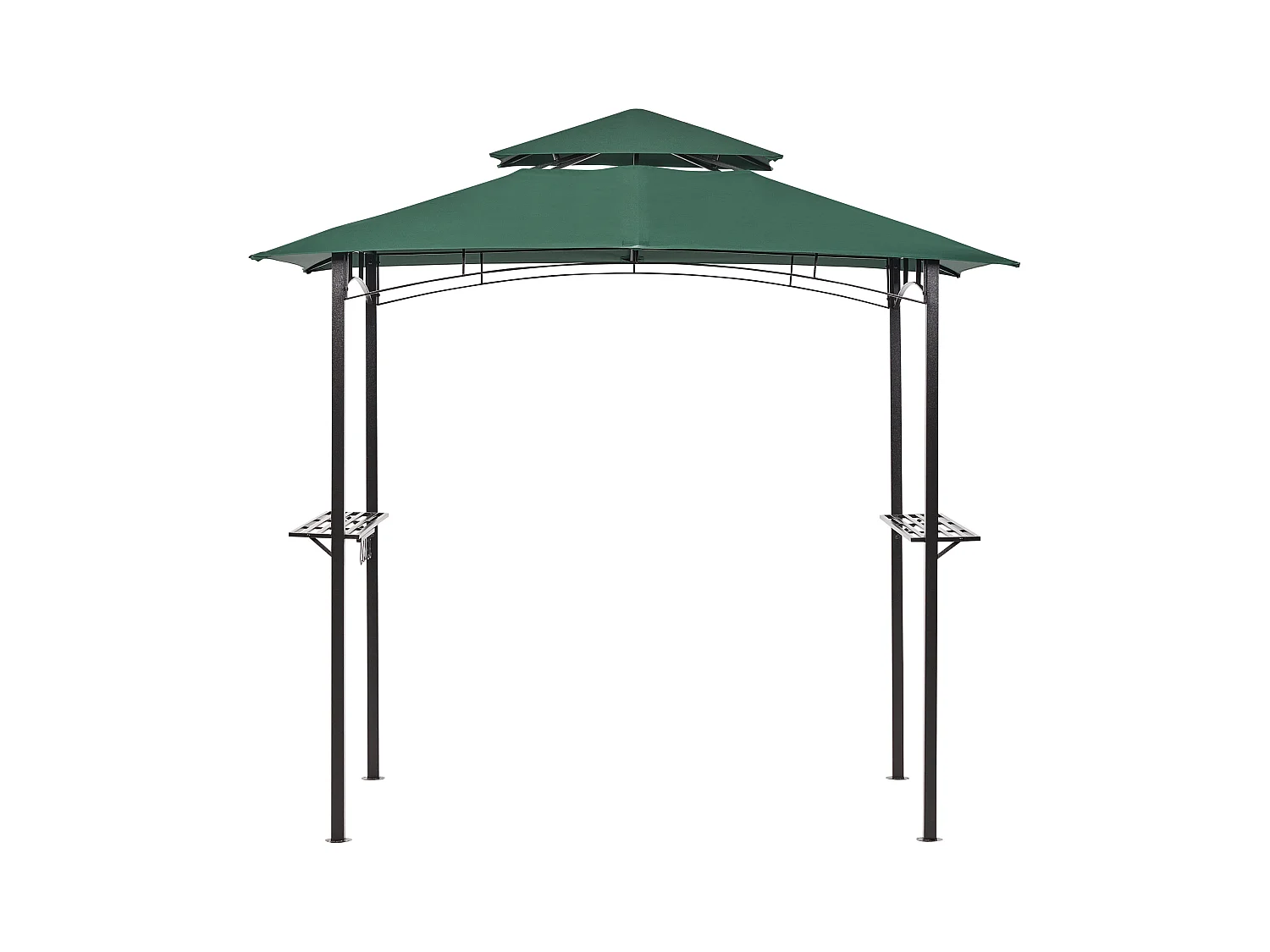 Pavillon NARO Metall 240 cm 148 cm Dunkelgrün