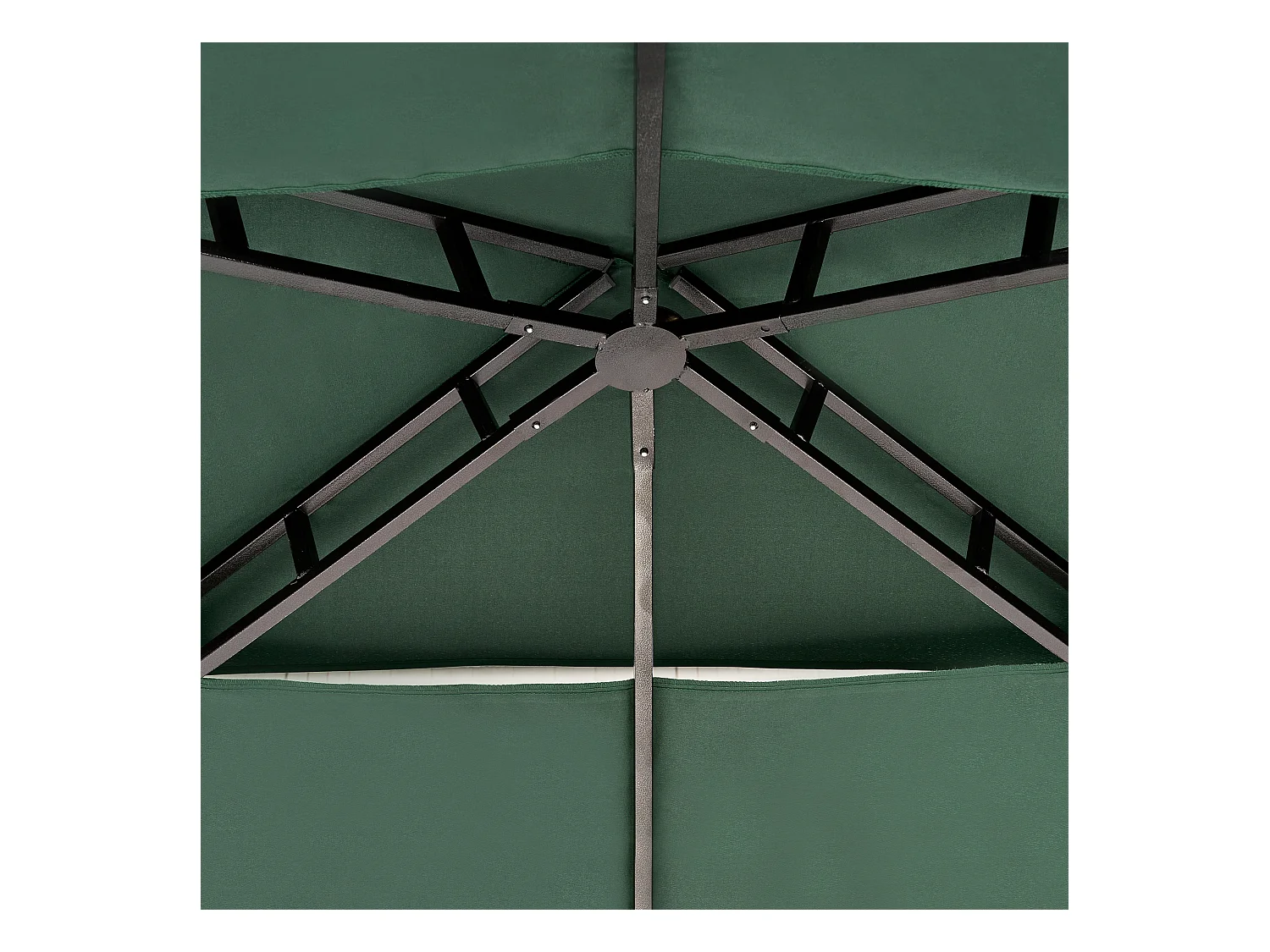 Pavillon NARO Metall 240 cm 148 cm Dunkelgrün